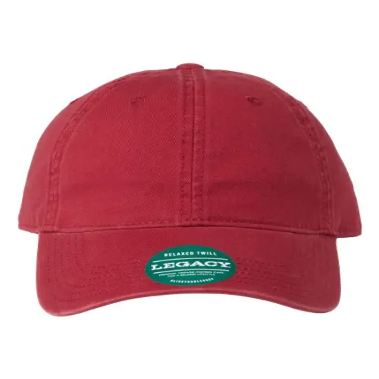 LEGACY&reg; Relaxed Twill Dad Hat Cardinal {1}