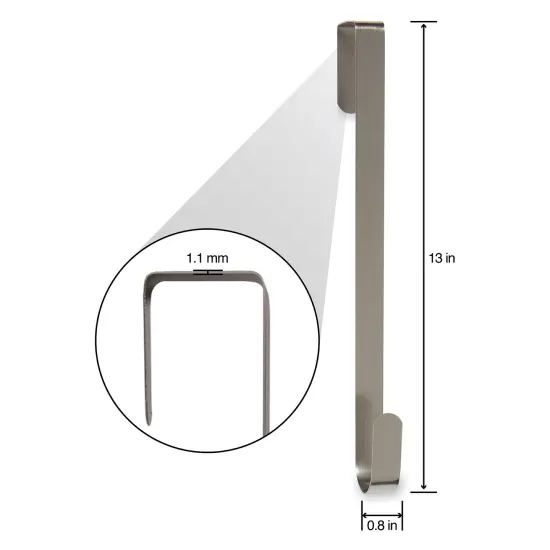 FloraCraft Metal Wreath Hanger 13"-Rubbed Bronze {2}