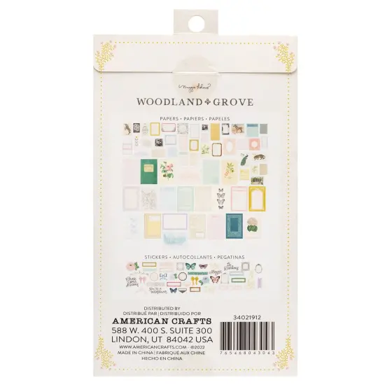 Maggie Holmes Woodland Grove Paperie Pack 200/Pkg-Paper Pieces & Washi Stickers {2}