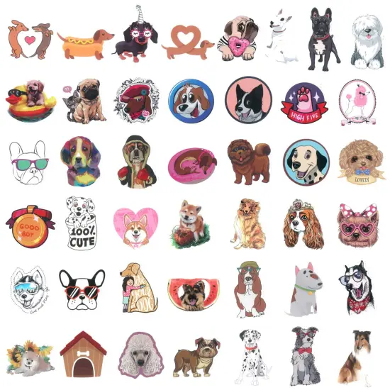 Wrapables Waterproof Vinyl Stickers for Water Bottles, Laptop, Phones, Skateboards, Decals for Teens, 80pcs Sloths & Llamas {6}