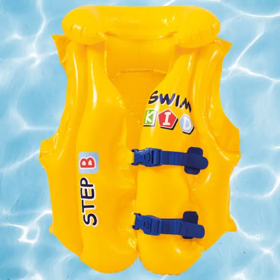 Pool Central 18" Yellow Swim Kid Step B Swimming Pool Training Vest {3}