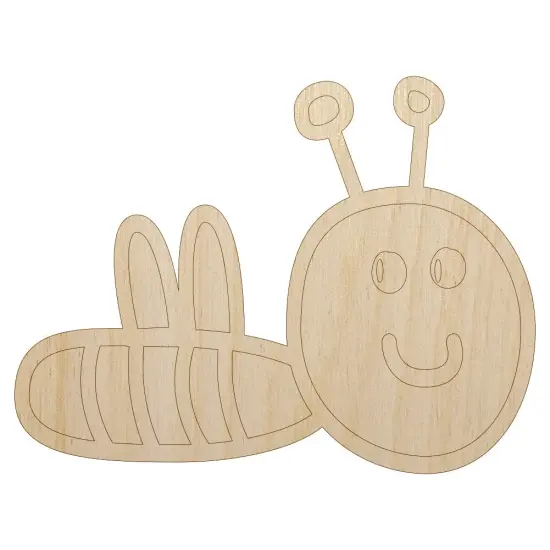 Sweet Bee Doodle Unfinished Wood Shape Piece Cutout for DIY Craft Projects {7}