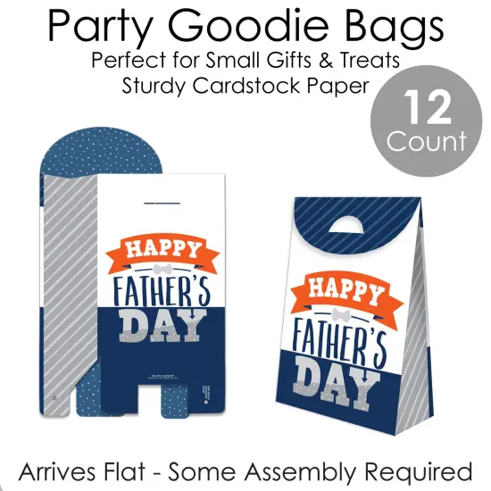 Big Dot of Happiness Happy Father's Day - We Love Dad Gift Favor Bags - Party Goodie Boxes - Set of 12 {7}