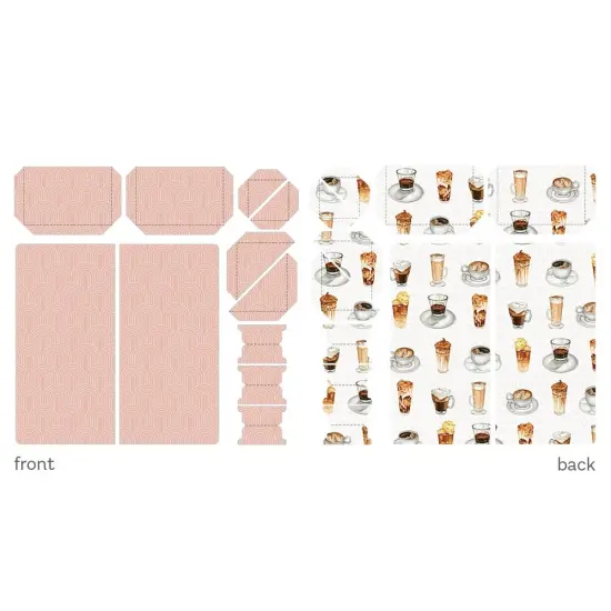 P13 Travel Journal Elements Set 33/Pkg-Coffee Break {3}