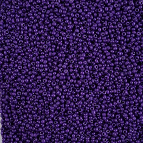 John Bead 10/0 Terra Intensive Matte Czech Glass Seed Beads, 500g Purple {1}