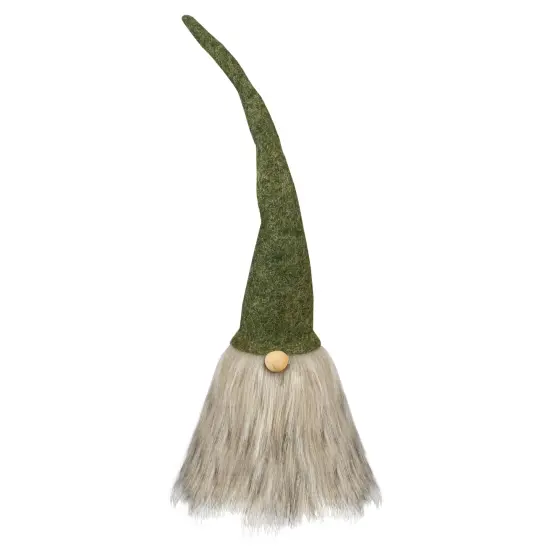 Northlight Christmas Gnome Figure with Long Pointy Hat - 14" - Green {1}