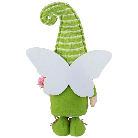 Northlight Butterfly Gnome Spring Figurine - 16" - Green and Yellow {6}