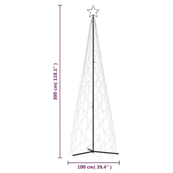 Christmas Tree 3x10 ft Warm White 500 LEDs {3}