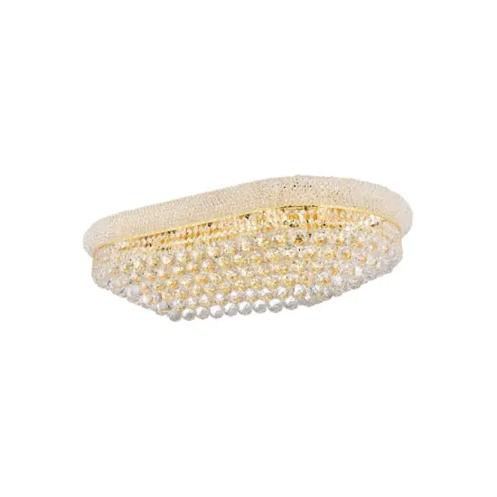 Primo 18 light Gold Flush Mount Clear Royal Cut Crystal {2}
