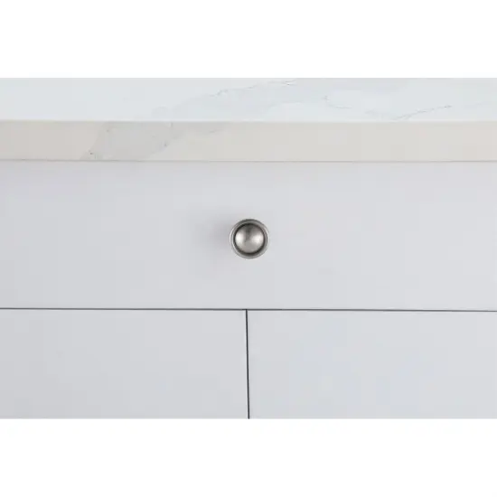 Kadea 1.2" Diameter Brushed Nickel Mushroom Knob Multipack (Set of 10) {4}