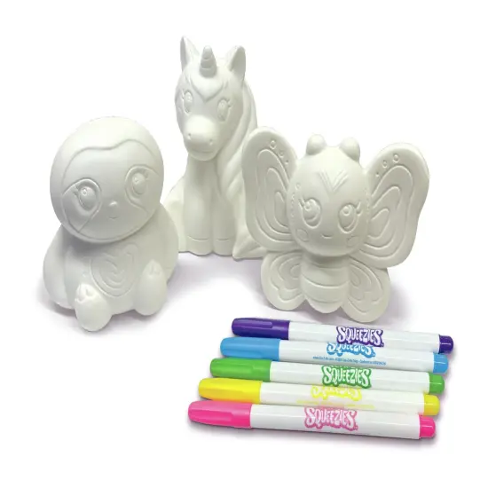 Cra-Z-Art Shimmer 'N Sparkle Color Your Own Squeezie Fun {4}