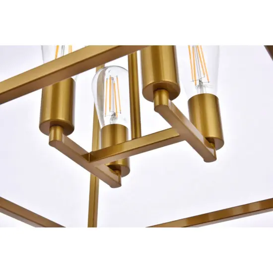 Declan 16 inch pendant in brass {4}