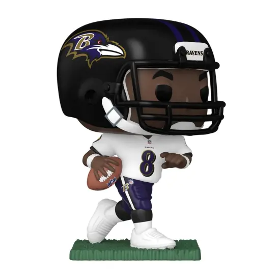 Baltimore Ravens NFL Funko POP | Lamar Jackson (Away Jersey) {3}
