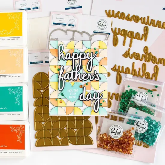 Pinkfresh Studio Die-Quadrant Backdrop {4}