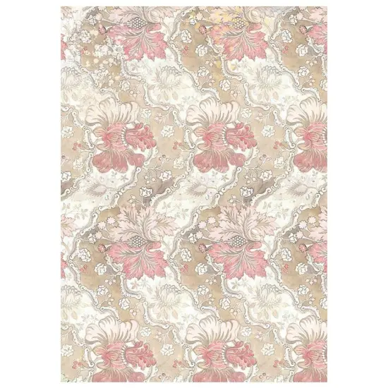 Stamperia Assorted Rice Paper Backgrounds A6 8/Pkg-Orchids And Cats {7}