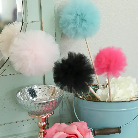 Decorative Matte Tulle Fabric Bolt of 54 inch X 40 Yards Light Pink {4}