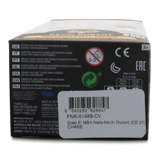 Brooklyn Nets NBA Funko Gold 5 Inch Vinyl Figure | Kevin Durant CHASE {7}