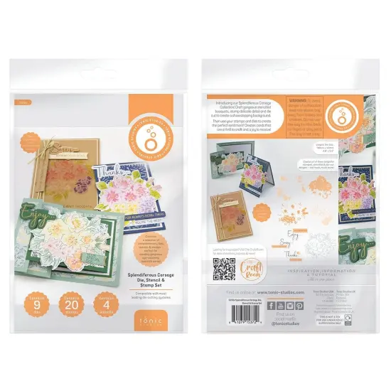 Tonic Studios Die, Stamp & Stencil Collection-Splendiferous Corsage {2}