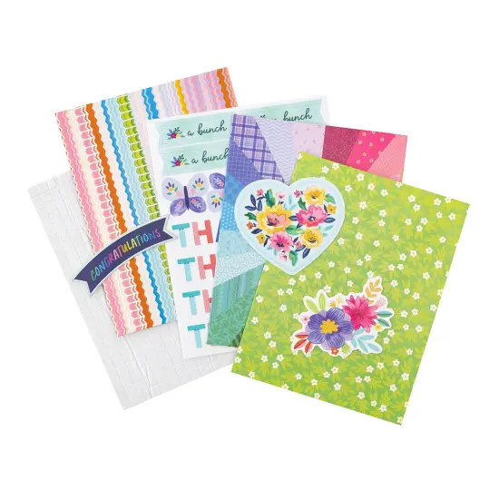 Paige Evans Blooming Wild Card Kit-Makes 20 Cards {4}