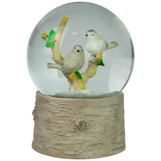 Northlight 5" White Doves on a Branch Musical Christmas Snow Globe {3}