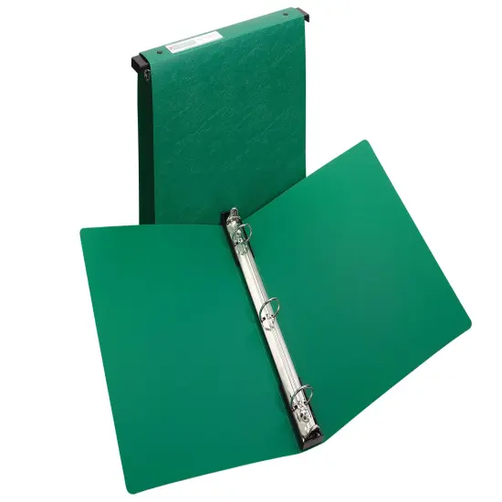 Avery Hanging Storage 3 Ring Binder, 1" Round Rings, 1 Green Binder (14802) {1}