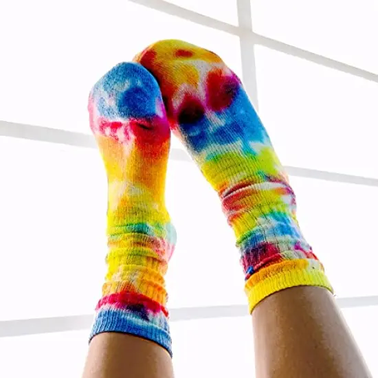 Funky Groovy Tie Dye Kit - Includes Pre-Measured Procion MX Dye in Magenta Turquoise and Yellow - with Soda Ash Dye Fixer {3}