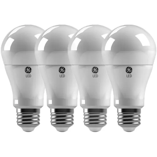 4Pk - GE 10W A19 LED Soft White 2700K Non-Dimmable Bulb - 60w Equiv. {1}
