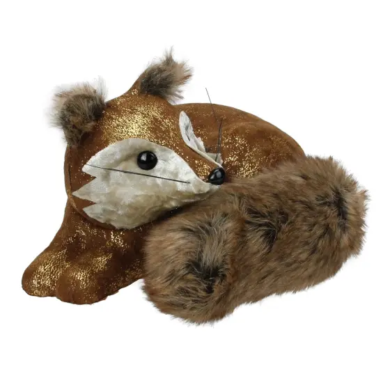 Northlight Laying Fox Christmas Figure - 16.5&rdquo; - Brown {3}