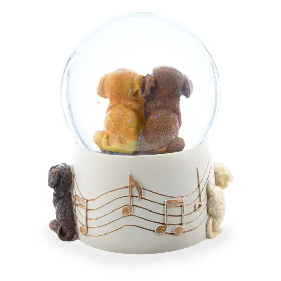 Dogs Party Musical Water Snow Globe {6}