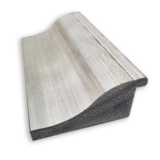 Salon Silver Narrow Framed Corkboard, Grey Cork {3}