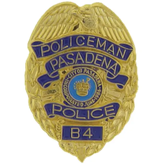 Pasadena Police Officer Badge Pin 1" {1}