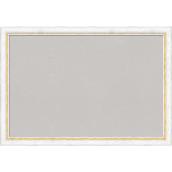 Morgan Wood Framed Corkboard, Grey Cork Morgan White Silver {7}