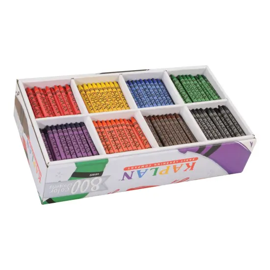 Kaplan Early Learning Company Standard Crayons Class Pack - 800 Per Box {3}