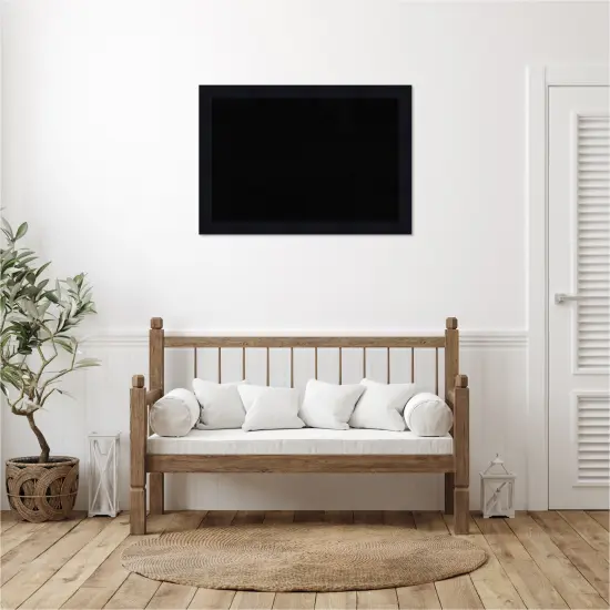 Shiplap Wood Framed Corkboard, Black Cork Shiplap Navy {6}