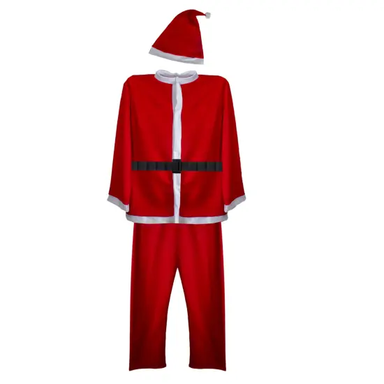 Northlight Men's White and Red Santa Claus Christmas Costume Set - Standard Size {5}