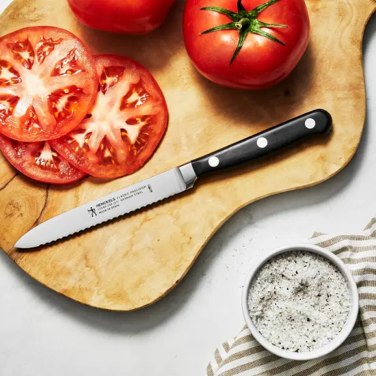 Henckels Classic Precision 5-inch Serrated Utility Knife {3}