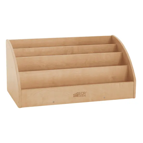 Toddler Book Display, Beginner Bookshelf Grey Wash {7}