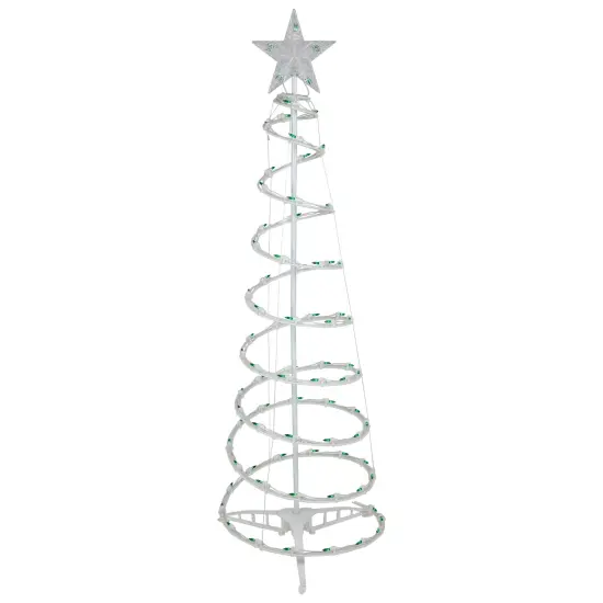 Northlight Set of 3 Green Lighted Spiral Christmas Trees, 3', 4', and 6' {7}