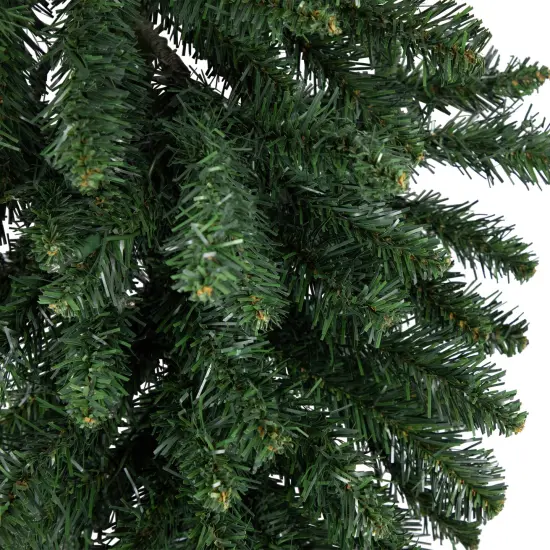 Northlight Full Buffalo Fir Artificial Christmas Wall or Door Tree - 3' - Unlit Green {4}