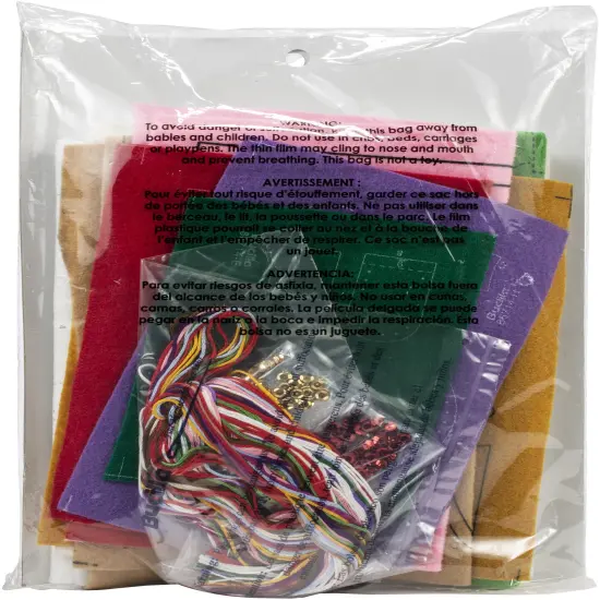 Bucilla Felt Stocking Applique Kit 18" Long-Sugarland Fairy {3}