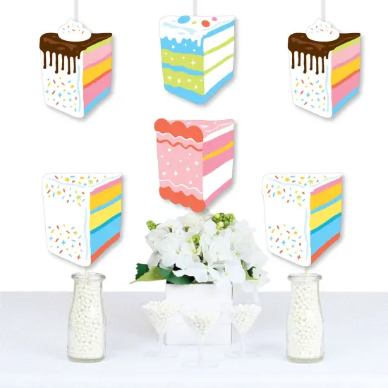 Big Dot of Happiness Cake Time - Decorations DIY Happy Birthday Party Essentials - Set of 20 {1}
