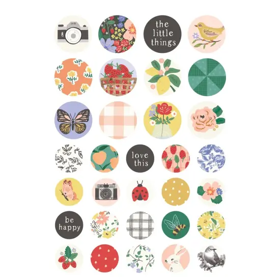 Simple Stories Sticker Book 12/Sheets-The Little Things, 516/Pkg {5}