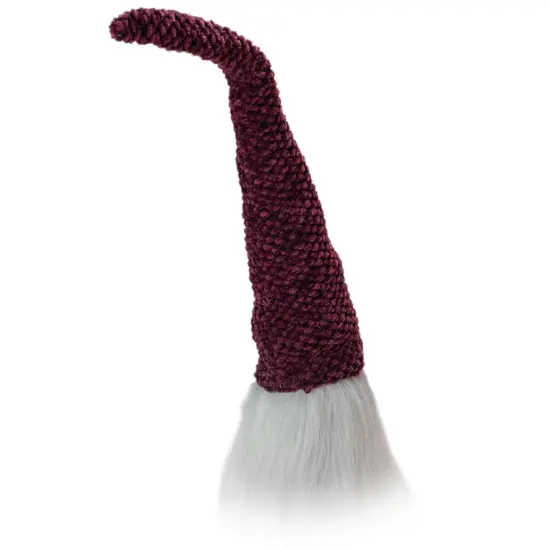 Northlight Gnome Head Christmas Decoration - 15" - Purple Plum and White {5}