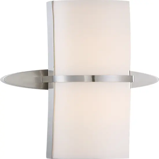 Nuvo Bond 2-Light 37-1/2" LED Vanity w/ White Acrylic Lens in Brushed Nickel {1}