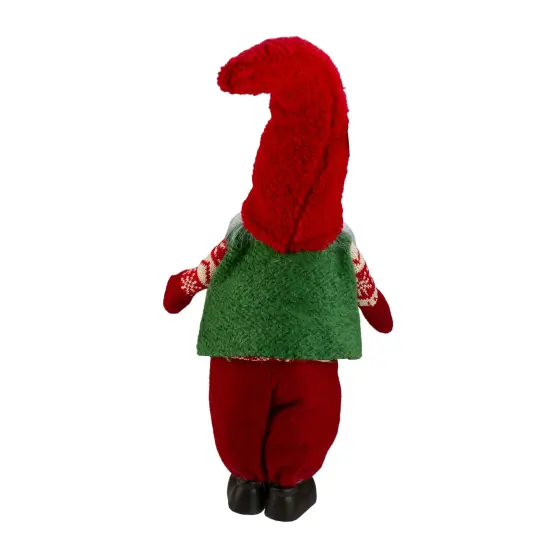 Northlight Smiling Santa Christmas Gnome Figure - 23" - Red and Green {5}