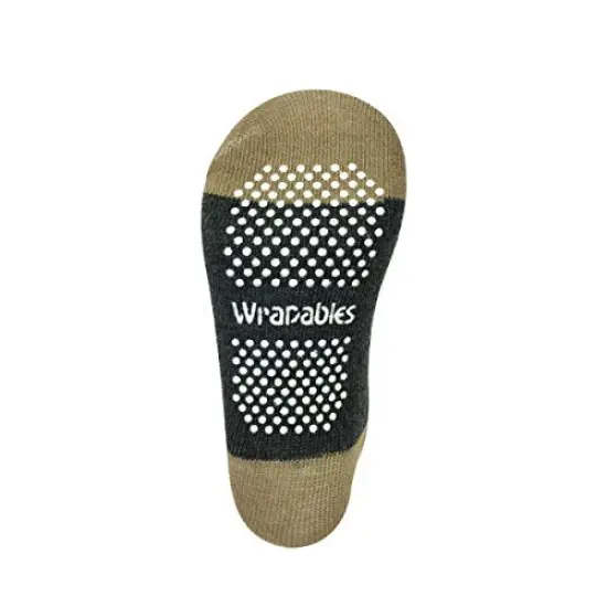 Wrapables Peek A Boo Animal Non-Skid Toddler Socks (Set of 6), Bears and Buddies Small {2}