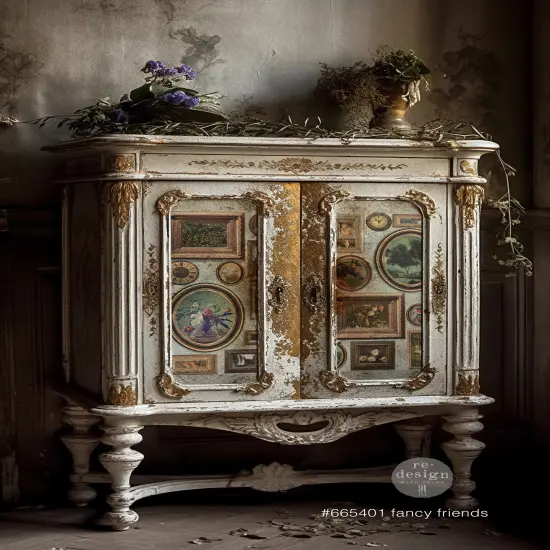 Prima Re-Design A1 Decoupage Fiber-Fancy Friends {2}