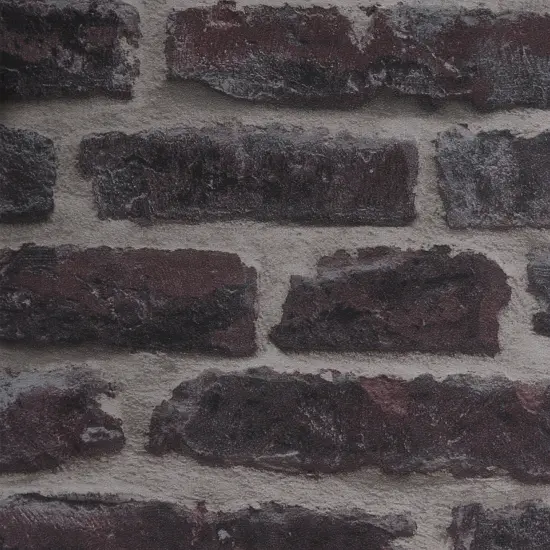 Transform Industrial Brick Red Peel and Stick Wallpaper {4}