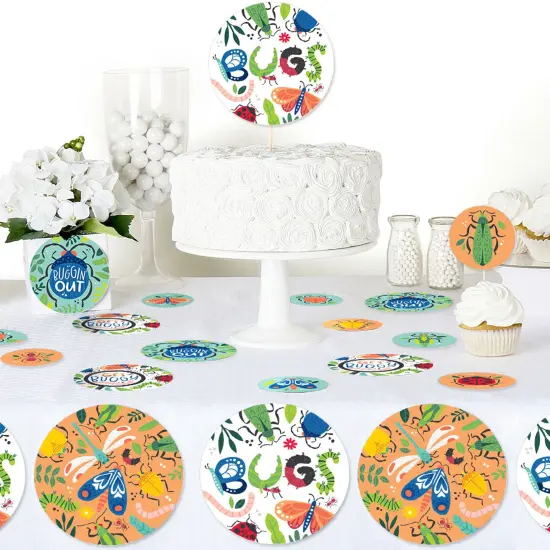 Big Dot of Happiness Buggin' Out - Bugs Birthday Party Giant Circle Confetti - Party Decorations - Large Confetti 27 Count {6}