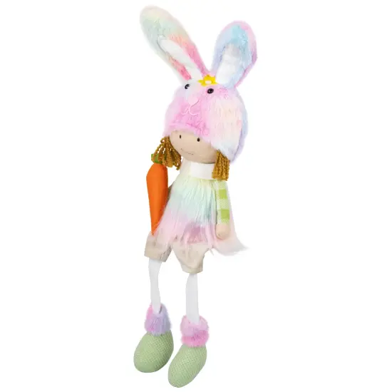 Northlight Girl Easter Figurine with Dangling Legs - 23" - Multi-Color {4}
